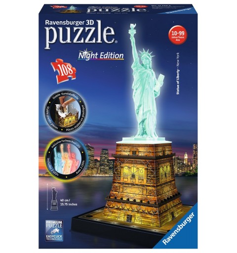 Ravensburger Statua della Libertà di notte