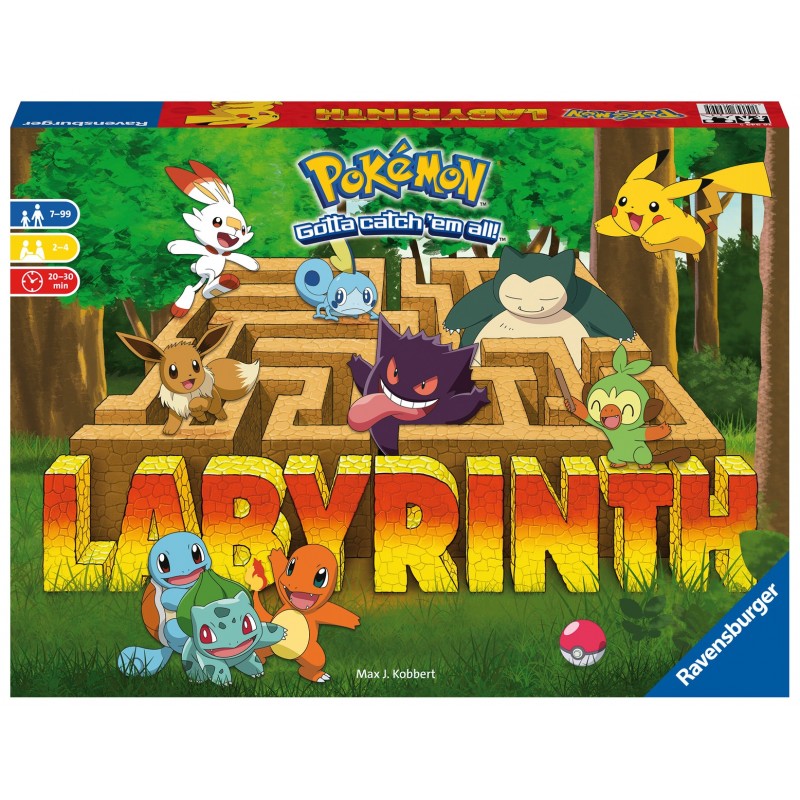 Ravensburger Pokémon Labyrinth Board game Famiglia