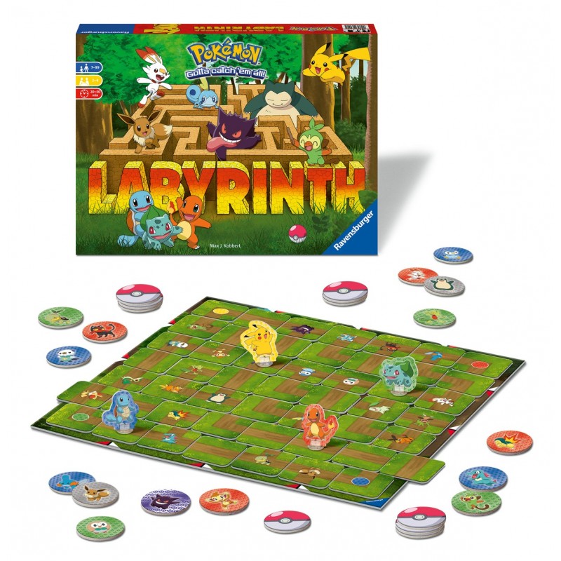 Ravensburger Pokémon Labyrinth Board game Famiglia