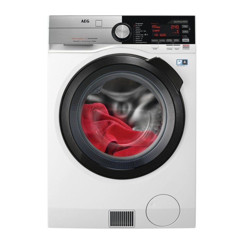 AEG L9WEC166BC machine à laver avec sèche linge Autoportante Charge avant Blanc C