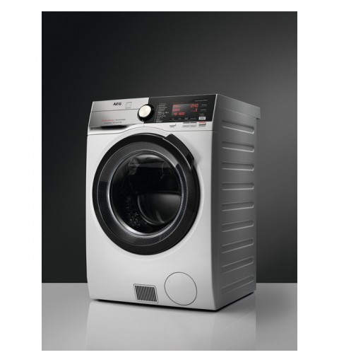 AEG L9WEC166BC machine à laver avec sèche linge Autoportante Charge avant Blanc C