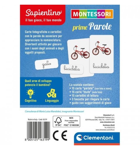 Clementoni Montessori 16319 jouet d'apprentissage