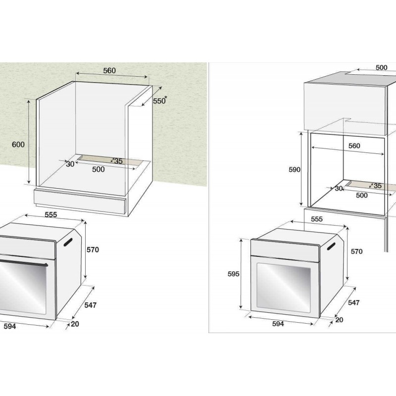 Beko BIE110X 66 L 2400 W A Acciaio inossidabile