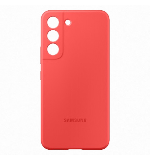 Samsung Cover in Silicone per Galaxy S22, Glow Red