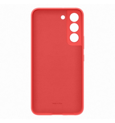 Samsung Cover in Silicone per Galaxy S22, Glow Red