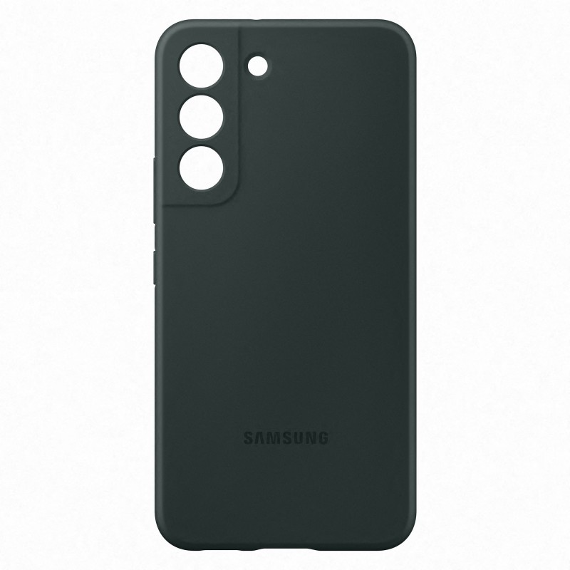 Samsung Cover in Silicone per Galaxy S22, Forest Green