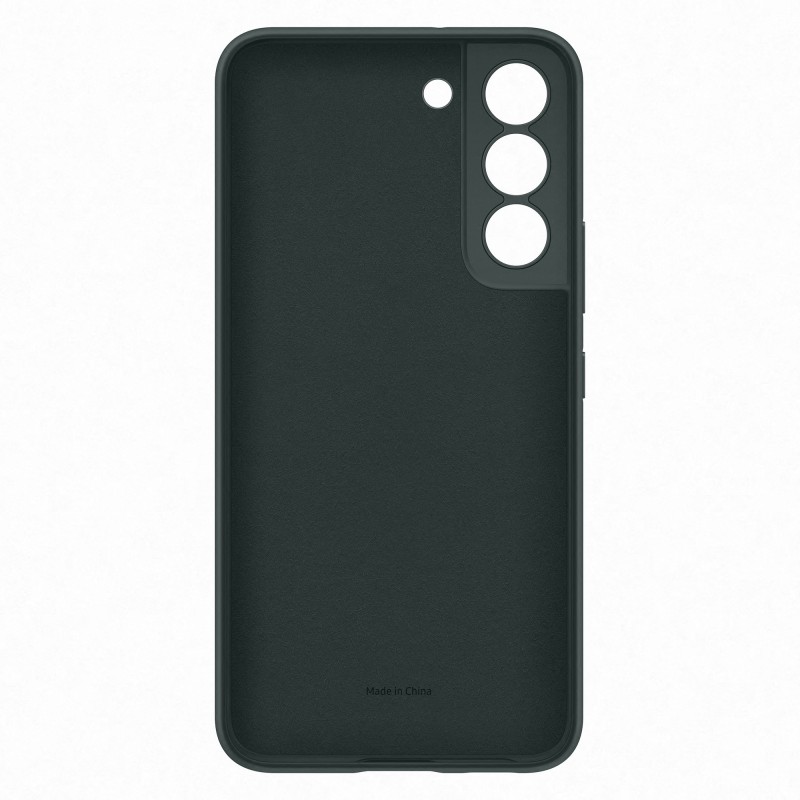 Samsung Cover in Silicone per Galaxy S22, Forest Green