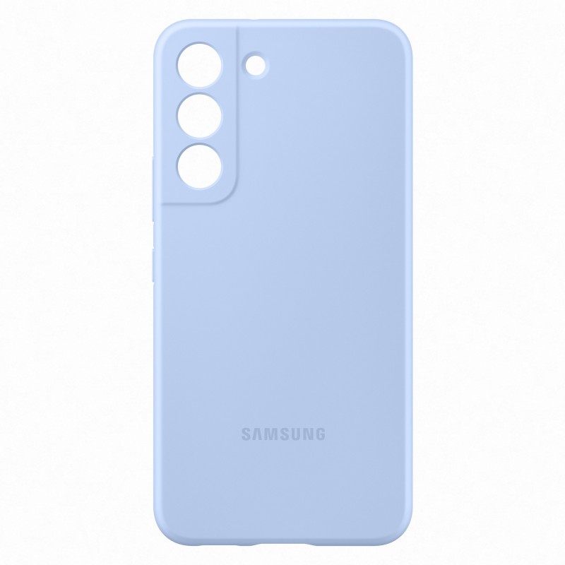 Samsung Cover in Silicone per Galaxy S22, Artic Blue