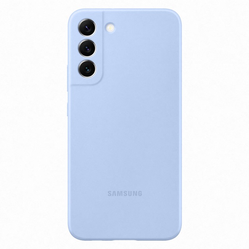 Samsung Cover in Silicone per Galaxy S22+, Artic Blue