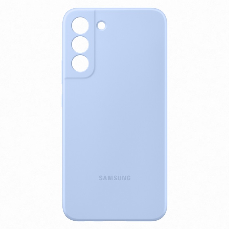 Samsung Cover in Silicone per Galaxy S22+, Artic Blue