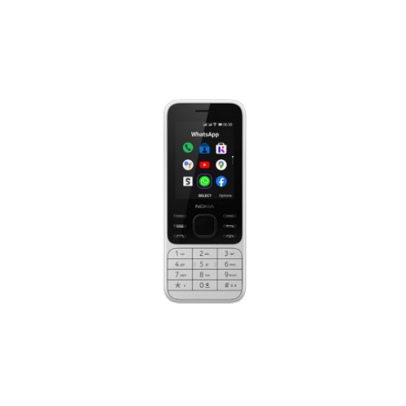 Nokia 6300 4G 6,1 cm (2.4 Zoll) 104,7 g Weiß Funktionstelefon