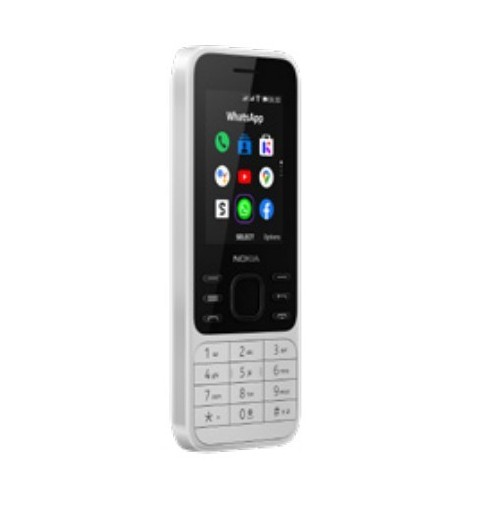 Nokia 6300 4G 6,1 cm (2.4 Zoll) 104,7 g Weiß Funktionstelefon
