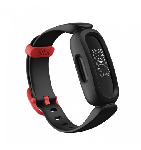 Fitbit Ace 3 PMOLED Wristband activity tracker Black, Red