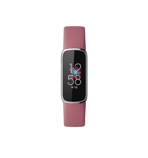 Fitbit Luxe AMOLED Wristband activity tracker Pink, Platinum
