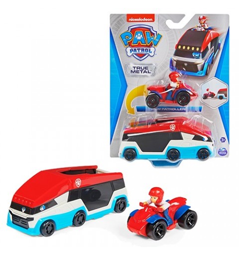 PAW Patrol LA PAT' PATROUILLE - PACK PAT' PATROUILLEUR TRUE METAL - Pack Camion Pat'Patrouilleur Avec Véhicule Die Cast de