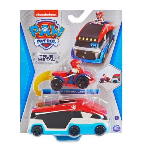PAW Patrol LA PAT' PATROUILLE - PACK PAT' PATROUILLEUR TRUE METAL - Pack Camion Pat'Patrouilleur Avec Véhicule Die Cast de