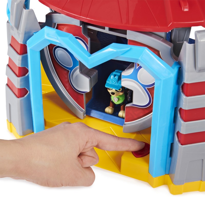 PAW Patrol LA PAT' PATROUILLE – PLAYSET QUARTIER GENERAL PAT' PATROUILLE – Univers Jouet Avec Effets Sonores Dino Rescue avec
