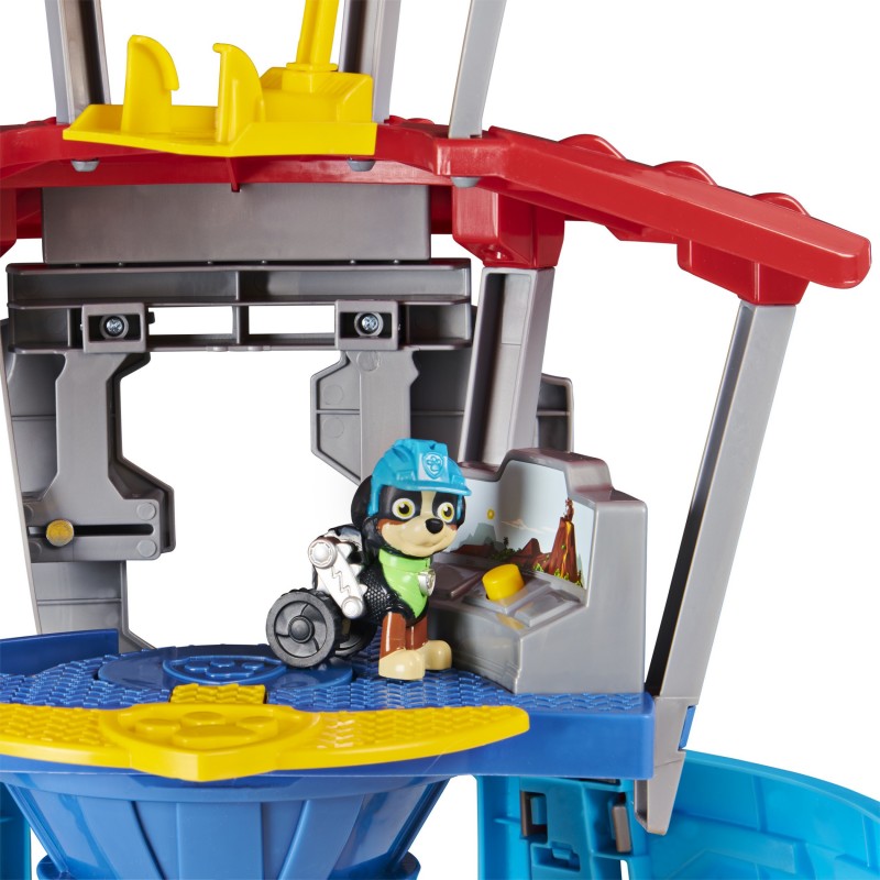 PAW Patrol LA PAT' PATROUILLE – PLAYSET QUARTIER GENERAL PAT' PATROUILLE – Univers Jouet Avec Effets Sonores Dino Rescue avec