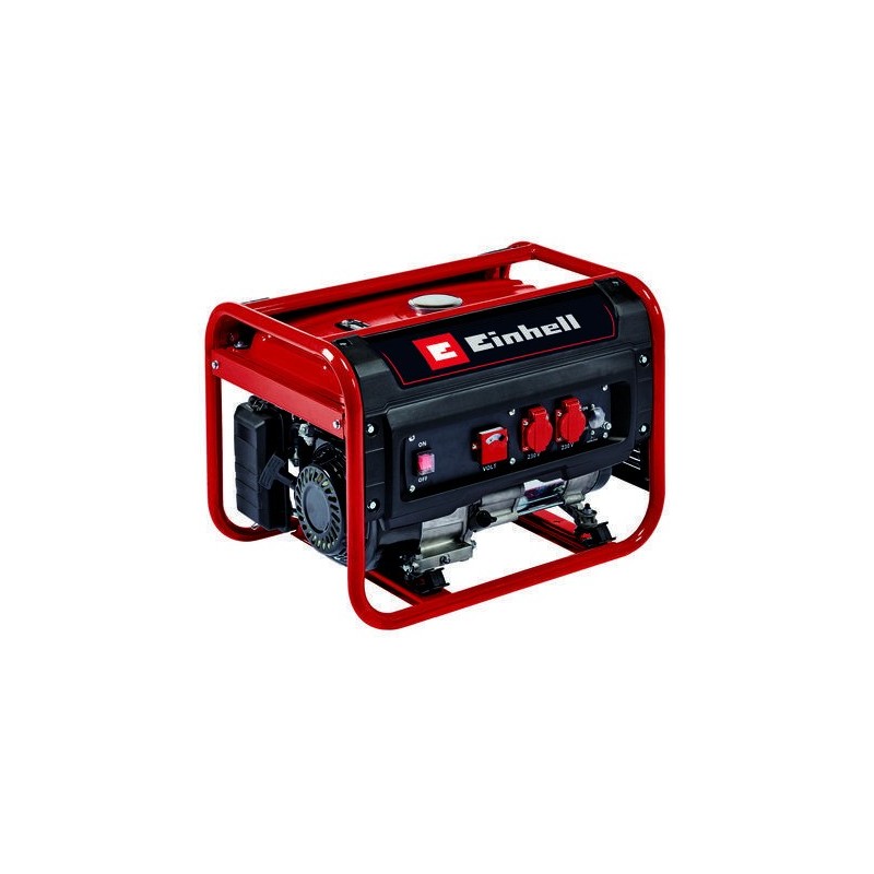 Einhell TC-PG 25 1 E5 motor-generador 15 L Gasolina Negro, Rojo