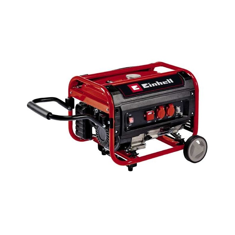 Einhell TC-PG 35 E5 gruppo elettrogeno 4100 W 15 L Benzina Nero, Rosso