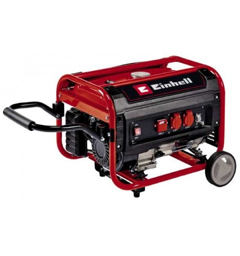 Einhell TC-PG 35 E5 motor-generador 4100 W 15 L Gasolina Negro, Rojo