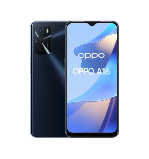 OPPO A16 16,6 cm (6.52") SIM doble ColorOS 11.1 4G USB Tipo C 4 GB 64 GB 5000 mAh Negro
