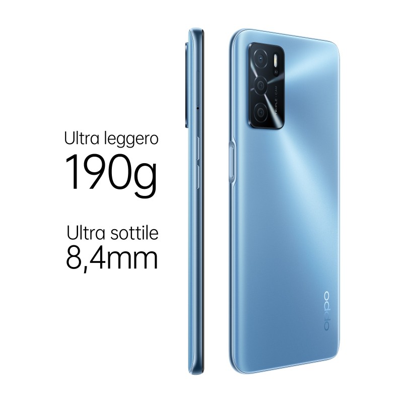 OPPO A16 16,6 cm (6.52") SIM doble ColorOS 11.1 4G USB Tipo C 4 GB 64 GB 5000 mAh Azul