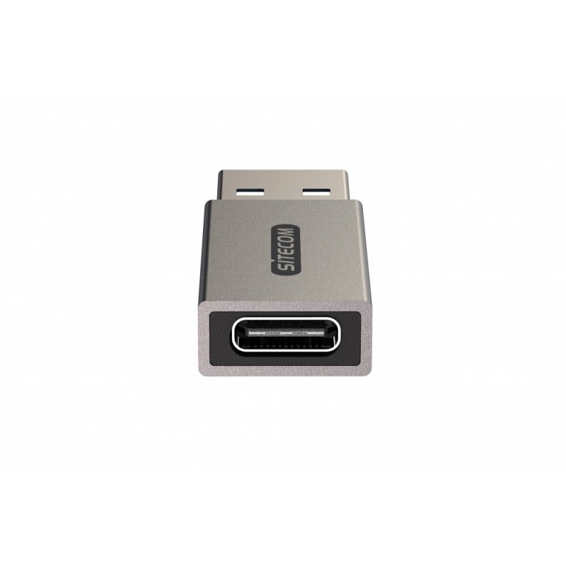 Sitecom CN-397 changeur de genre de câble USB-A USB C Gris