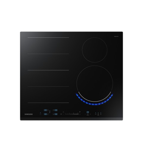 Samsung NZ64N9777GK E1 plaque Noir Intégré (placement) Plaque avec zone à induction 4 zone(s)
