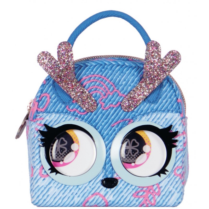 Purse Pets MICRO - MINI COMPAGNON FORMAT SAC A MAIN - Petit Animal A Accrocher A Son Ou A La Ceinture - Bouge Les Yeux