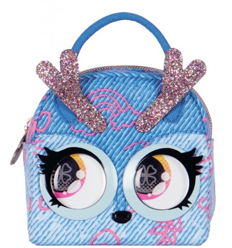 Purse Pets MICRO - MINI COMPAGNON FORMAT SAC A MAIN - Petit Animal A Accrocher A Son Ou A La Ceinture - Bouge Les Yeux