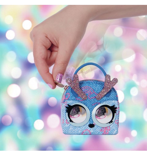 Purse Pets MICRO - MINI COMPAGNON FORMAT SAC A MAIN - Petit Animal A Accrocher A Son Ou A La Ceinture - Bouge Les Yeux