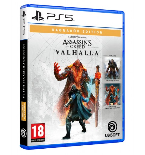Ubisoft Assassin's Creed Valhalla Dawn of Ragnarök Standard+Module complémentaire Italien PlayStation 5