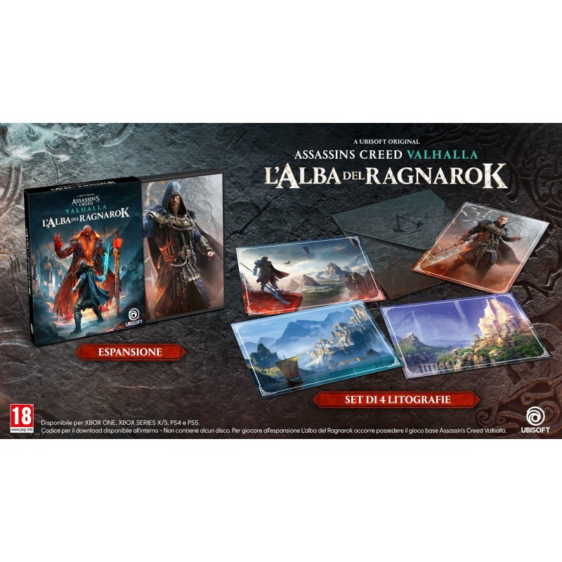 Ubisoft Assassin's Creed Valhalla Dawn of Ragnarök - Code In Box (Add-On) Erweitert Italienisch PlayStation 4