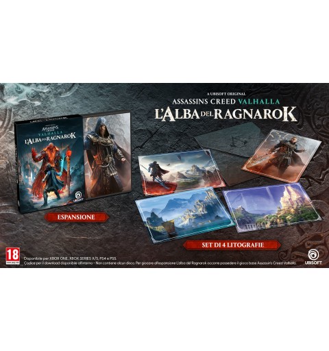 Ubisoft Assassin's Creed Valhalla Dawn of Ragnarök - Code In Box (Add-On) Erweitert Italienisch PlayStation 4
