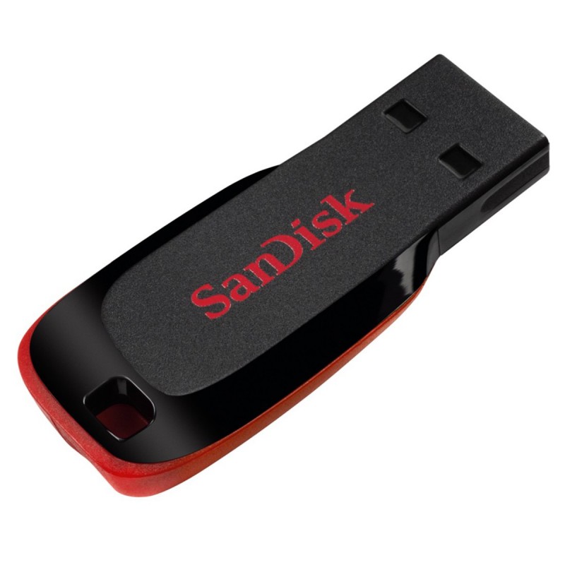SanDisk Cruzer Blade USB-Stick 32 GB USB Typ-A 2.0 Schwarz, Rot