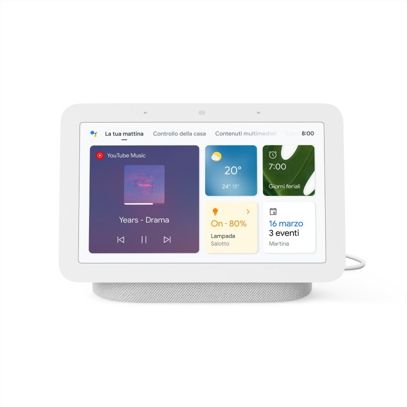 Google Nest Hub (2 generazione) - Dispositivo per la smart home con Assistente