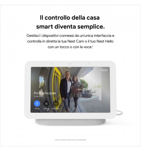 Google Nest Hub (2 generazione) - Dispositivo per la smart home con Assistente