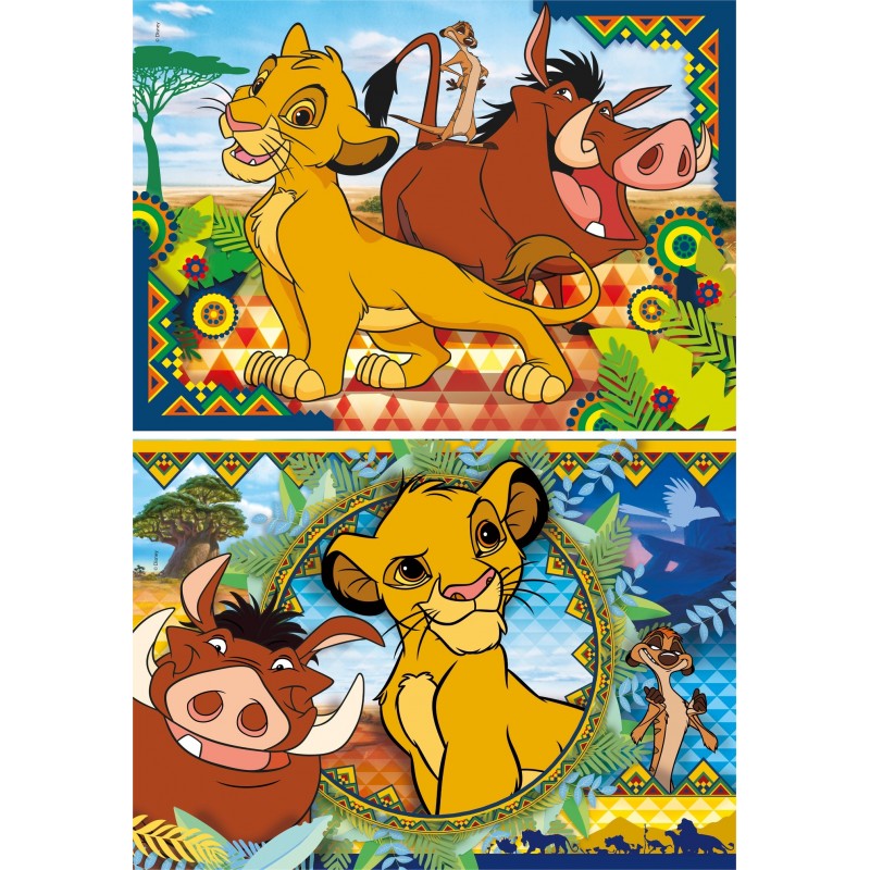 Clementoni Disney Lion King Puzzle da pavimento 60 pz Cartoni