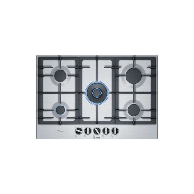 Bosch Serie 6 PCQ7A5B90 hob Stainless steel Built-in Gas 5 zone(s)