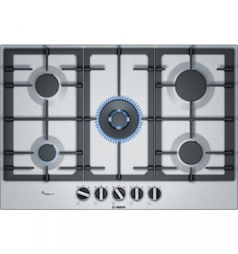 Bosch Serie 6 PCQ7A5B90 hobs Acero inoxidable Integrado Encimera de gas 5 zona(s)