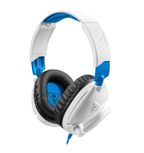 Turtle Beach Recon 70p Gaming Headset for PS5, PS4, Xbox, Switch PC - White & Blue