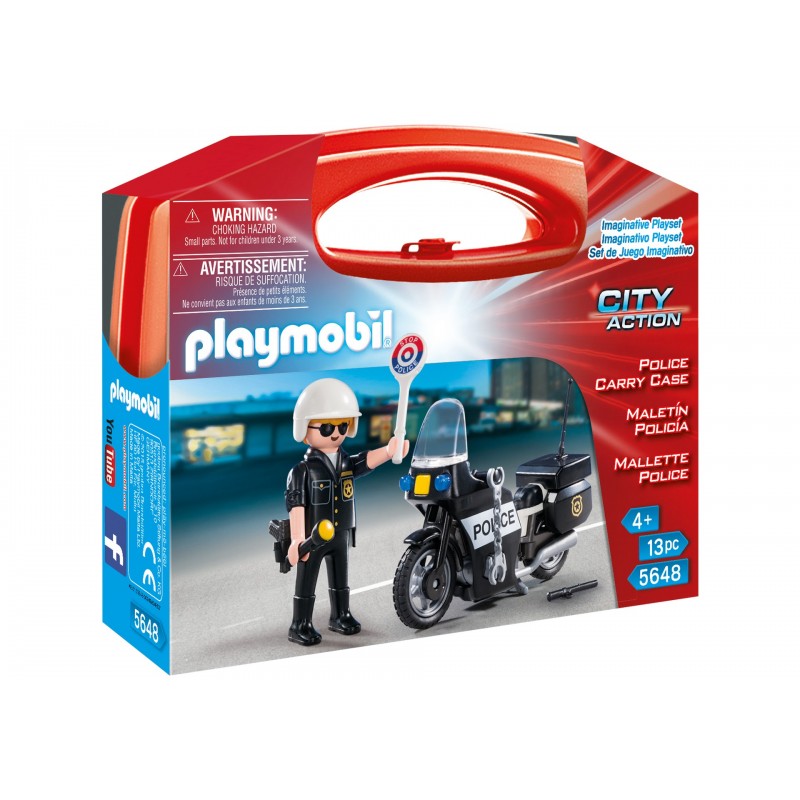Playmobil City Action Police Carry Case
