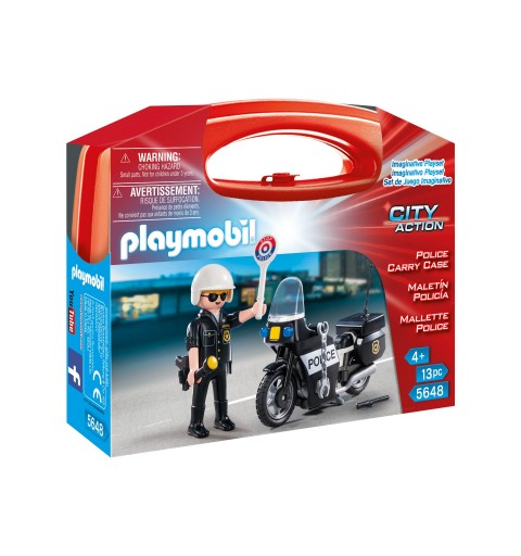 Playmobil City Action Police Carry Case