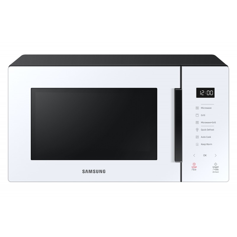Samsung MG23T5018AW ET forno a microonde Superficie piana Microonde con grill 23 L 800 W Bianco
