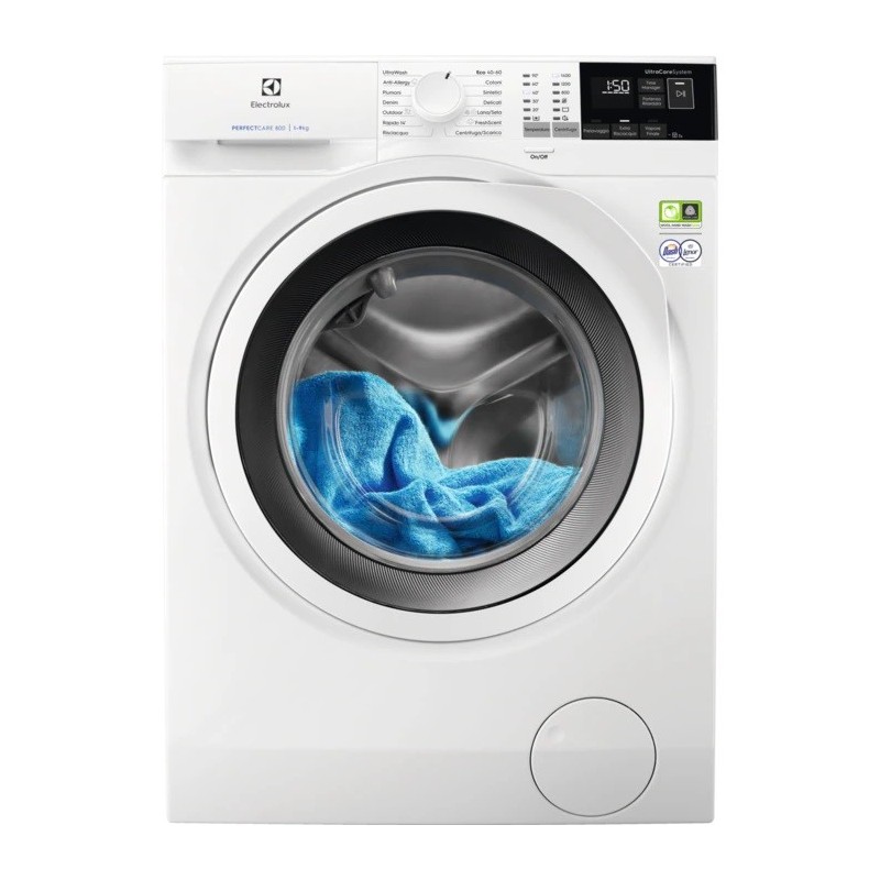 Electrolux EW8F494W lavatrice Caricamento frontale 9 kg 1351 Giri min A Bianco