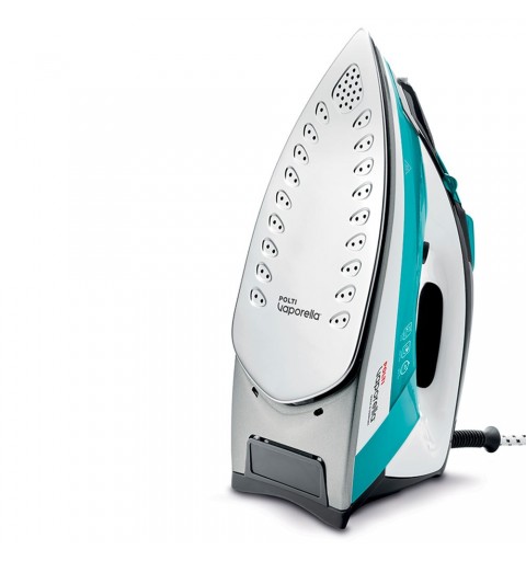 Polti QC120 Fer à vapeur Semelle en acier inoxydable 2200 W Noir, Turquoise, Blanc