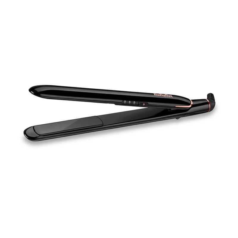 BaByliss ST255E hair styling tool Straightening iron Warm Black, Gold 2 m