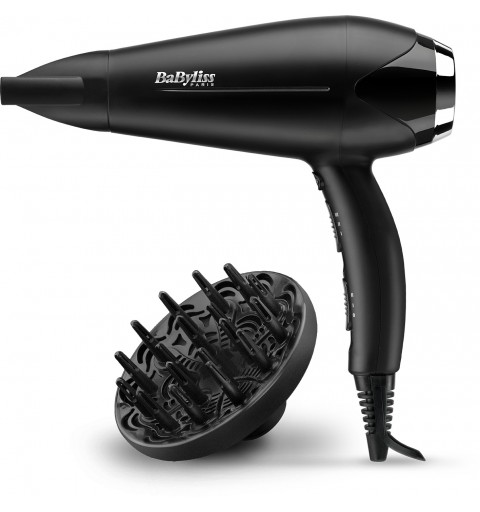 BaByliss D572DE asciuga capelli 2200 W Nero