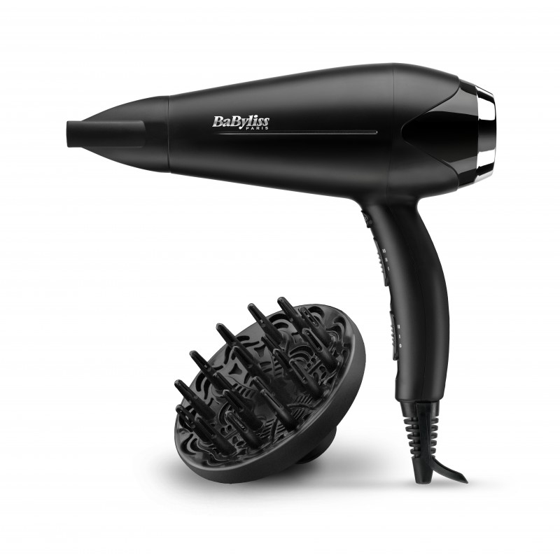 BaByliss D572DE asciuga capelli 2200 W Nero